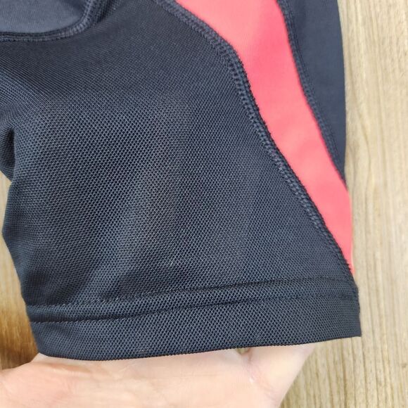 ☔️🔺️Nike Black & Coral Cropped Running Athletic Pants Small - Picture 11 of 12